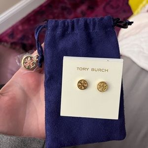 Tory Burch Logo Earrings